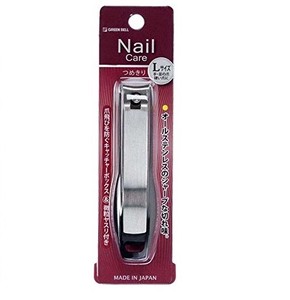 Nail Clipper/File Stainless-steel Green Bell
