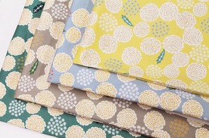 Cotton Fabric 4-colors Made in Japan
