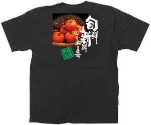 ☆E_フルカラTシャツ 64128 旬鮮新鮮 トマト 写真 S