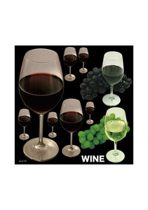 ☆P_デコシール 61791 赤ワインと白ワイン