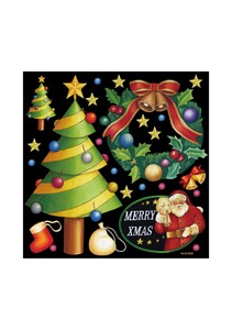 Store Equipment Christmas Tree Deco Sticker