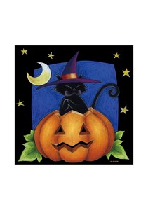 Store Equipment Black-cat Deco Sticker Halloween