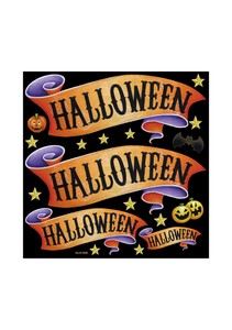 Store Equipment Deco Sticker Halloween