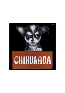 Retail Store Item Deco Sticker Chihuahua Dog