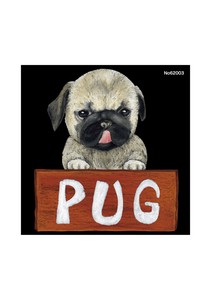 Retail Store Item Pug Deco Sticker Dog