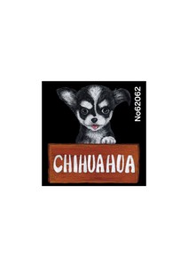 Retail Store Item Mini Deco Sticker Chihuahua Dog