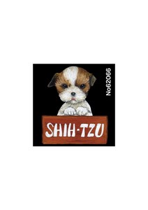 Retail Store Item Mini Deco Sticker Dog