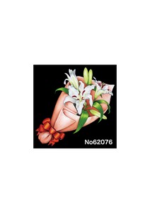 Retail Store Item Bouquet Of Flowers Deco Sticker Lily