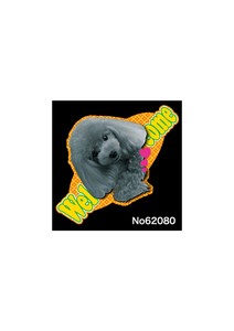 Retail Store Item Mini black Deco Sticker Dog