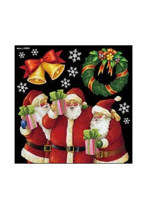 Retail Store Item Santa Claus Presents Deco Sticker