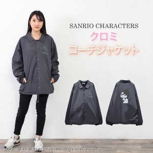 KUROMI Sanrio Character Sport Print Coach Jacket