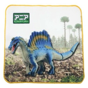 【ハンドタオル】アニア インクジェットプリントハンカチタオル スピノサウルス