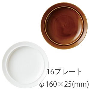 ≪メーカー取寄≫[美濃焼 食器 陶器]pratico(プラティコ) 16プレート[日本製]