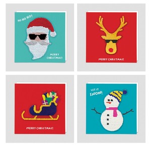 ■30％オフ!!■【RedbackCards/UK】スパンコール付メッセージカード　Merry Christmas