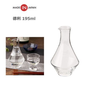 Sake bottle Tokkuri 1 9 5 ml 703 Red Crystal