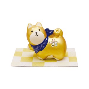 Rhinestone Attached Ornament Shiba-Dog