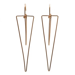 Pierced Earrings Gold Post