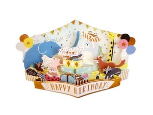 Birthday Pop Card Animal