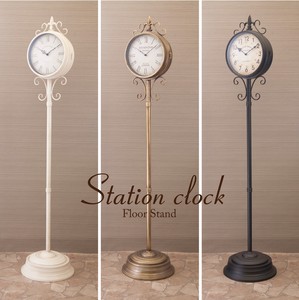 Both Sides Clock/Watch Clock Floor Stand