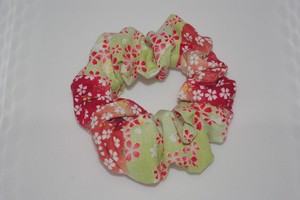 Handmade Japanese pattern scrunchie