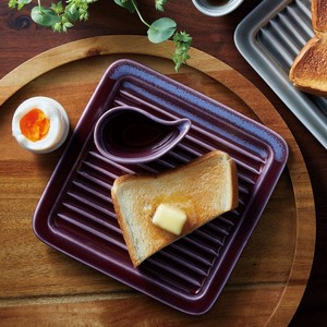 Toast Plate Mino Ware Photo