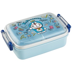 抗菌食洗機対応ふわっとフタタイトランチボックス角型 【I'm Doraemon ぬいぐるみいっぱい】 スケーター