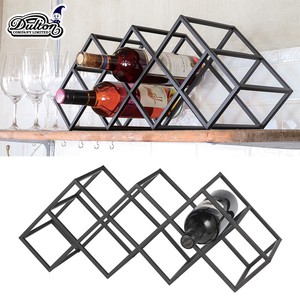 Metal wine rack