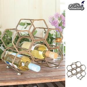 Honeycomb wine rack