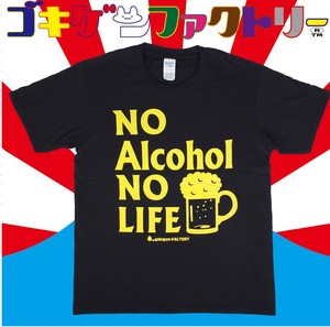ゴキゲンファクトリー　T-シャツ　NOアルコールNOライフシャツ