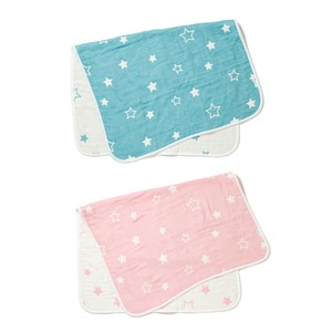 Babies Accessories Gauze Blanket Star Pattern 6-layers Made in Japan