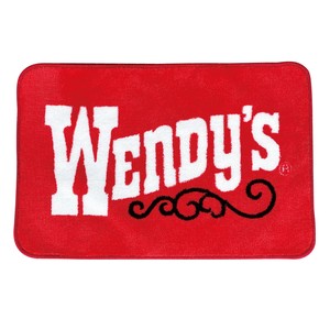 Wendy's MAT RED ウェンディーズ マット アメリカン雑貨