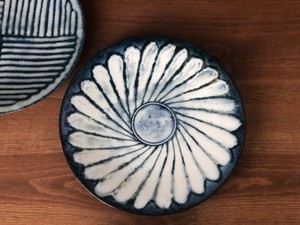 Mino ware Main Plate Pottery Hana