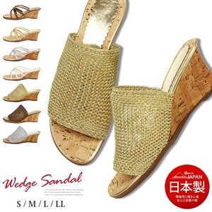 Sandals Wedge Sole Casual Made in Japan
