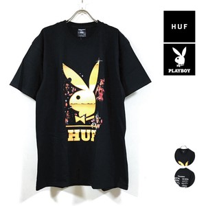 HUF ハフ × PLAYBOY プレイボーイ コラボ CLUB TOUR 半袖 Tシャツ メンズ