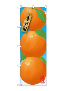 ☆G_のぼり SNB-1448 みかん 濃オレンジ