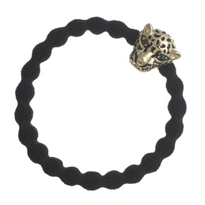 【ByEloise】Jaguar Black ジャガー ヒョウ ヘアゴム ヘアアクセサリー ブレスレット