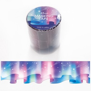 Washi Tape Aurora Borealis Masking Tape Die-Cut 45mm Width