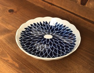 Main Plate Pottery 20cm Made in Japan
