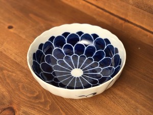 Main Dish Bowl Pottery 20cm Made in Japan