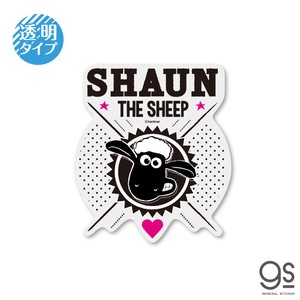 ひつじのショーン 透明ステッカー SHAUN THE SHEEP キャラクターステッカー アニメ LCS1243 公式 グッズ