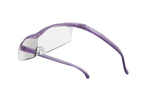 Loupe Compact Clear Lens Purple Far-sighted Glass