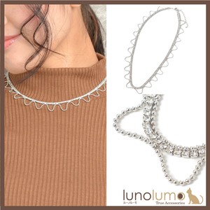Necklace/Pendant Necklace Ruffle sliver Rhinestone Ladies'