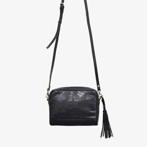 Shoulder Bag black Genuine Leather Ladies'