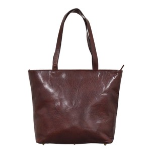 Tote Bag Brown Genuine Leather Ladies' Men's