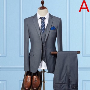 2022 Men's Business Suits Suit Set Three Band Formal 3-unit Set A4