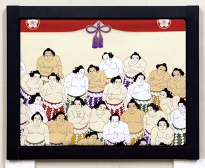 Art Frame Handkerchief Sumo