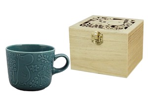 The Moomins Wooden Box Mug Viridian