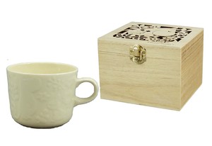 The Moomins Wooden Box Mug Cream