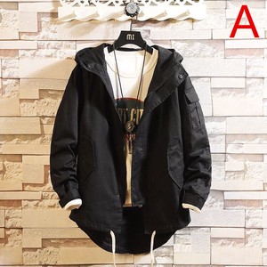Men's Outerwear Casual With Hood Blouson Camouflage Jacket A4 658