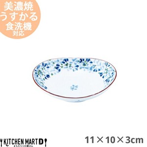 うすかる 芽ばえ 11×10cm 35 楕円深皿 美濃焼 日本製